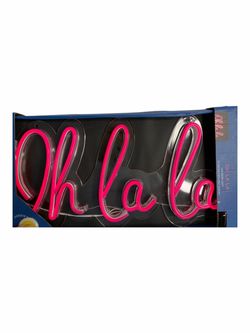 Oh La La LED Neon Light Sign