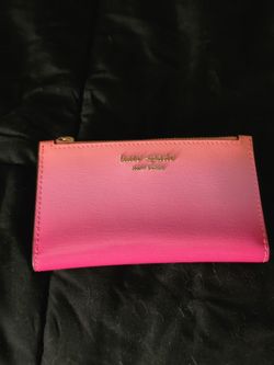 Kate Spade Morgan Ombre Saffiano Leather Bifold Wallet Ombré Pink Melon NWOT
