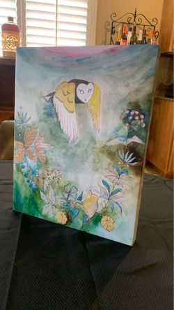 Wall Decor owl flowers