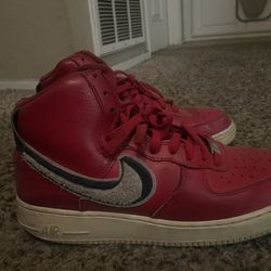 RED AIRFORCE 1S HIGHTOP