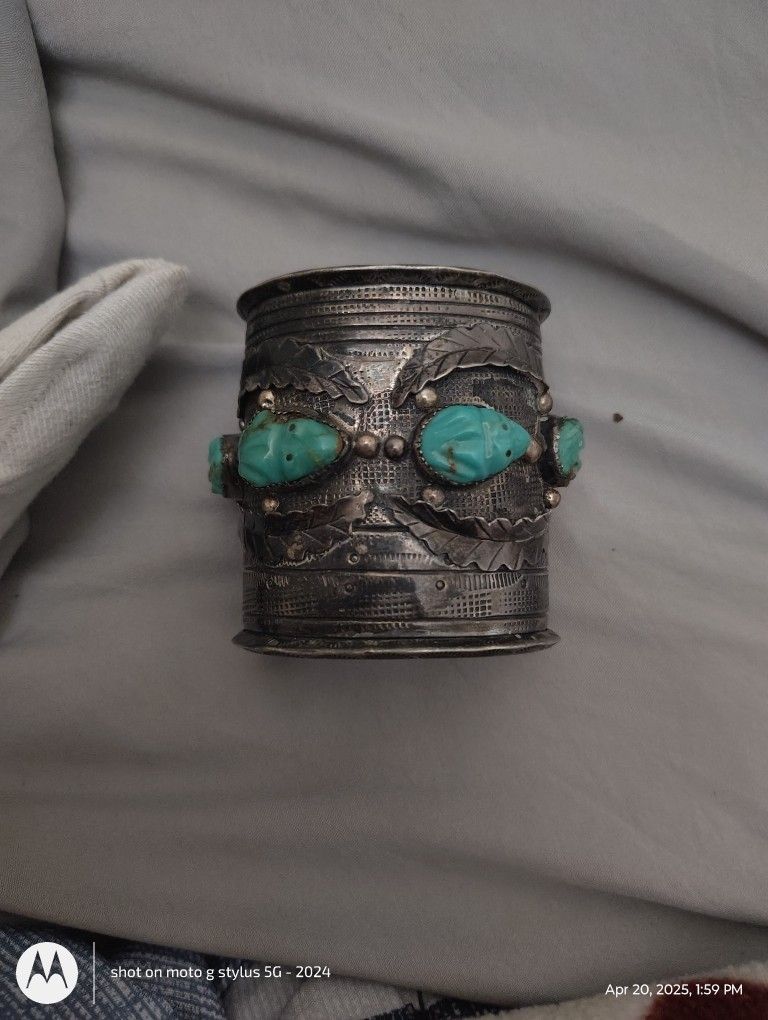 Sterling Native America Bangle