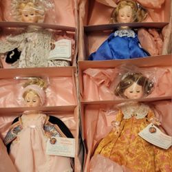 (4) Madame Alexander Dolls, The First Ladies Of The United States 