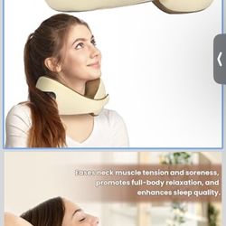 Neck Massager, Deep Tissue 3D Kneading Massager Pillow with Heat for Neck Back Pain Relief, Electric Shiatsu Massage Cushion for Men and Women