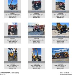 Reach Forklifts For Sale 