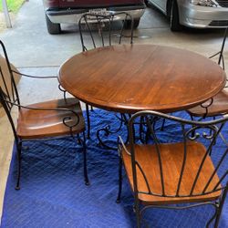 Dining Set - Table And 4 Chairs  350.00