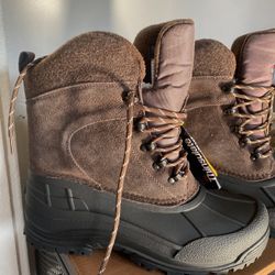 Nortiv 8 - Men's Fur Lined Waterproof Snow Boots
