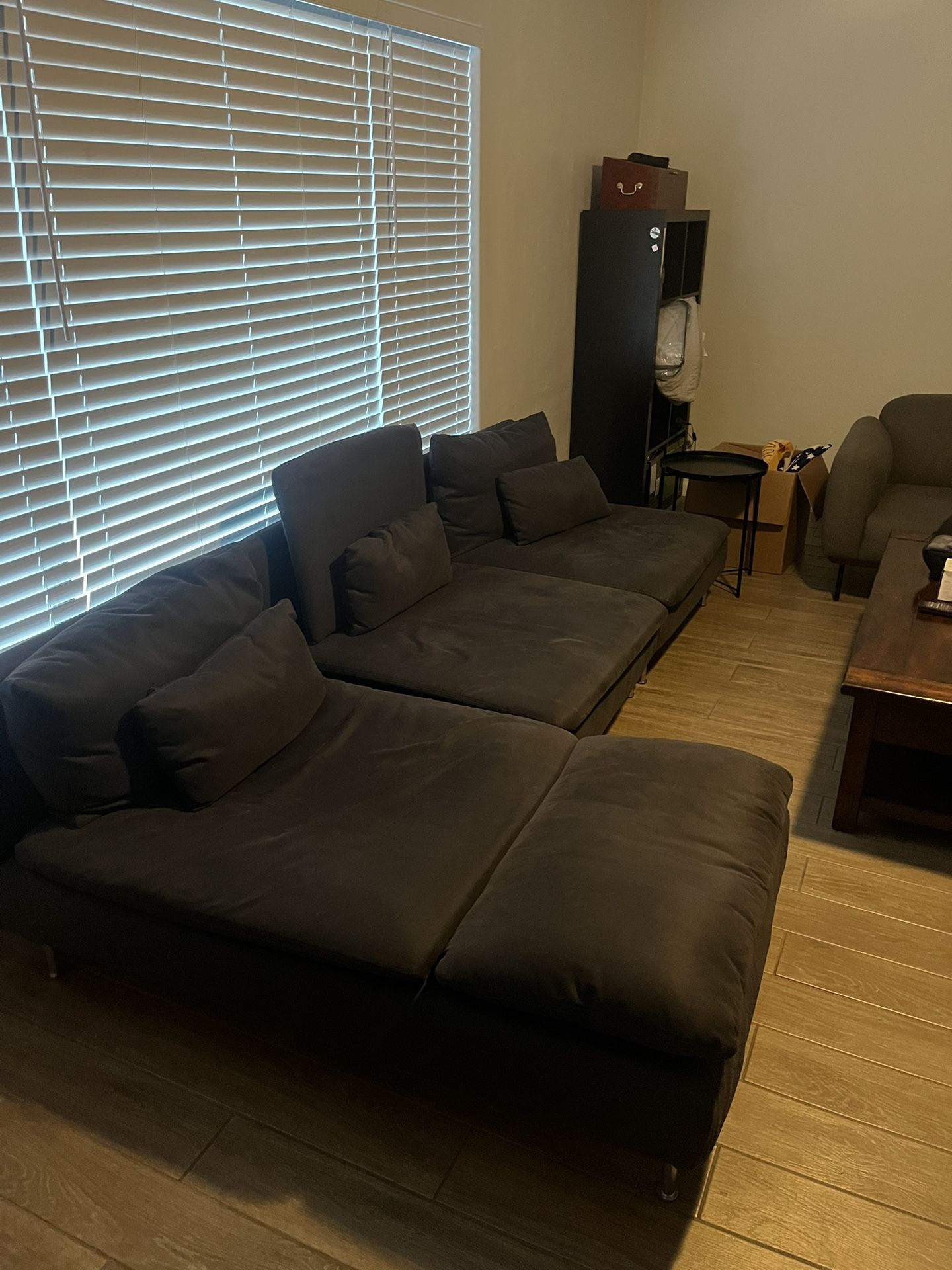 Grey 3 Piece Couch