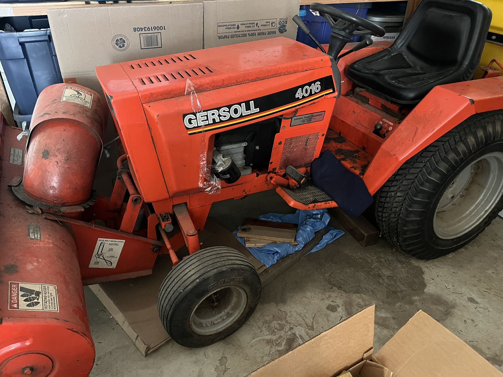 Gersoll 4016 Tractor snowblower