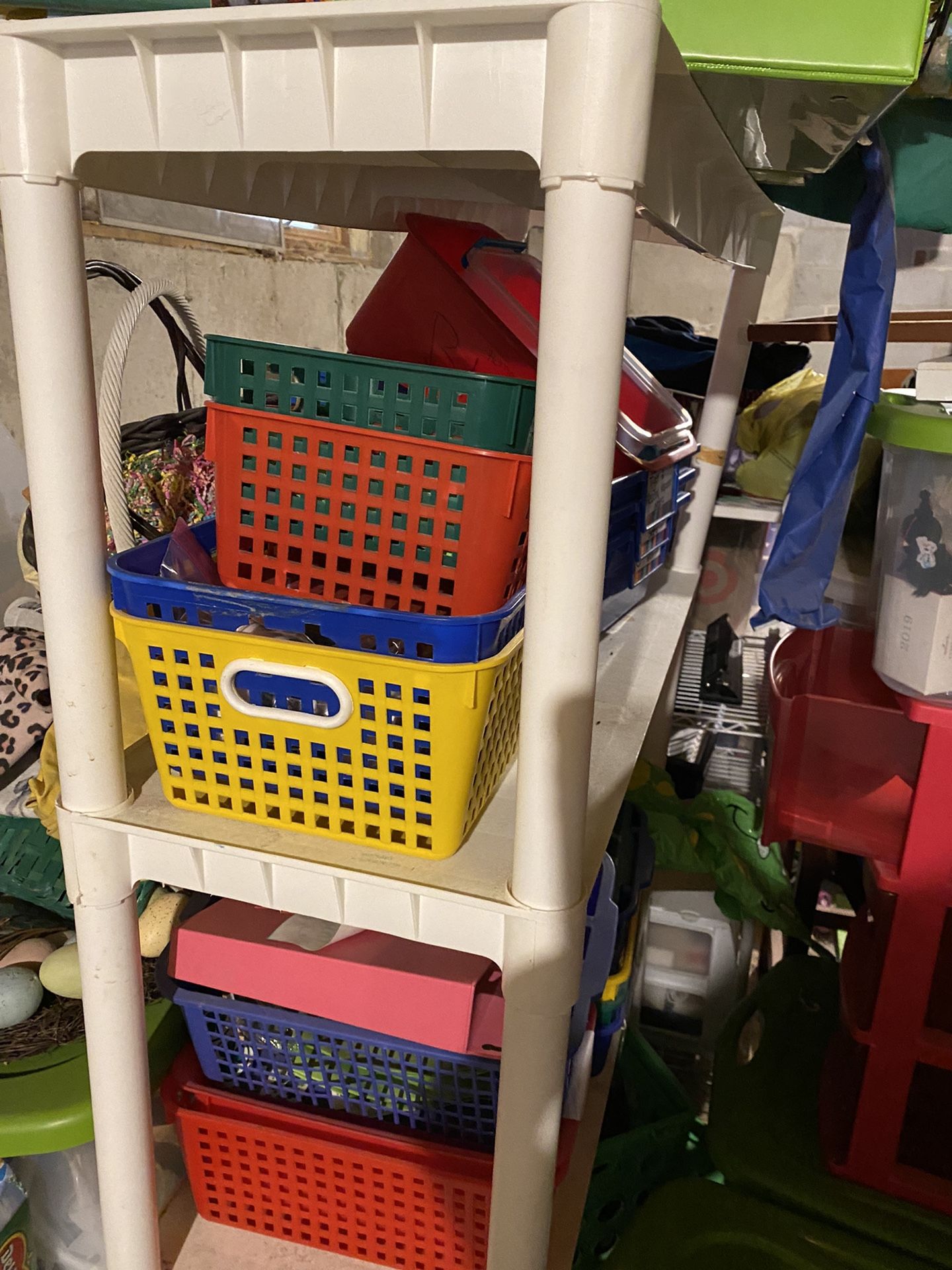 PERFECT storage For Teaching  Supplies: Shelves | Mini Crates | Rolls Of Paper 