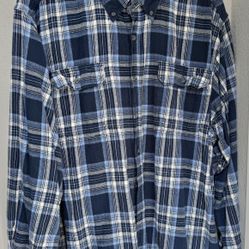 Blue Men’s Flannel