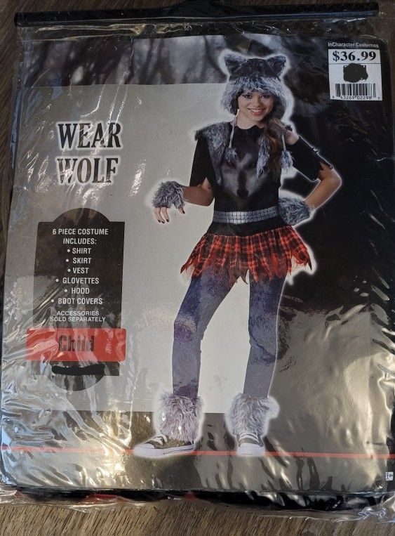 Girls Werewolf Halloween costume