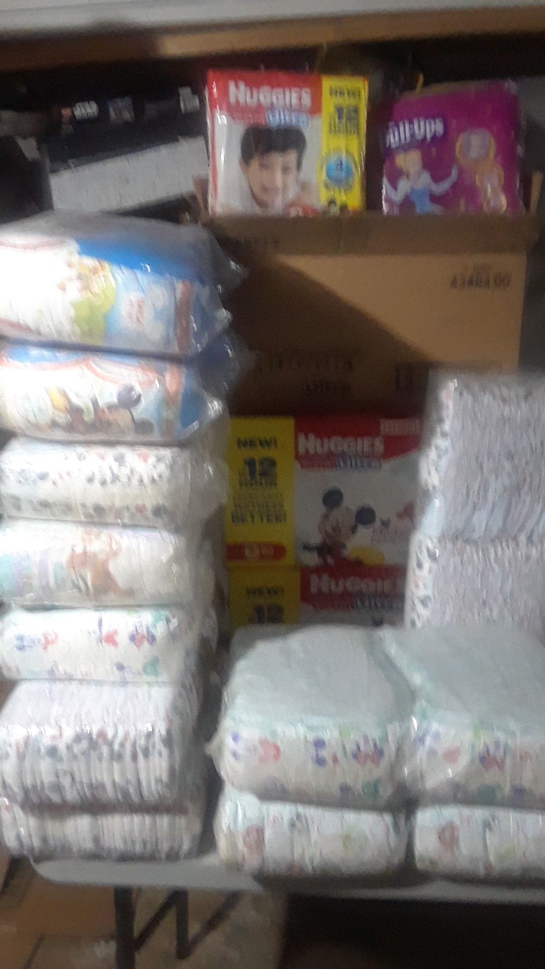 Diapers every size