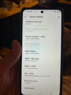 Lightly used unlocked moto g 2025 128gb for 150