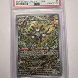 Magneton Surging Sparks Pokemon Center Stamp Promo Psa10 Pokemon Card Slab 