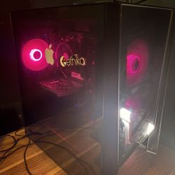 Custom Gaming Pc with 100hz monitor, keyboard, and mouse