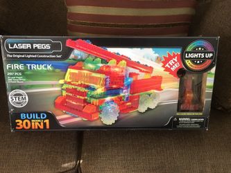 Laser Pegs Fire Truck New in box