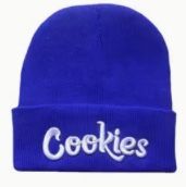 Unisex Cookies Embroidered Warm Hat Soft Fashion Hip Hop Knitted Hat For Kids Adults Teens