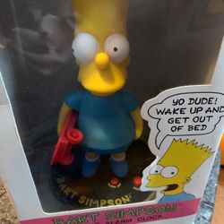 Collectors Bart Simpson Alarm Clock