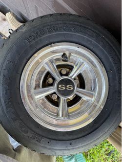 4 Golf cart wheels and tires (18x8.5x8)