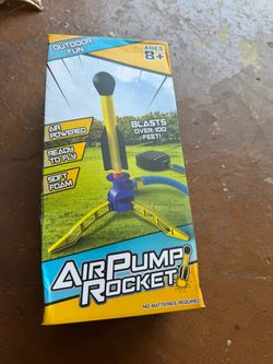 Air Pump Rocket Outdoor Toy