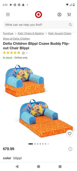 A toddler chair bed