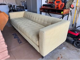 Jonathan Louis 90” Modern Tufted Sofa – Excellent Condition