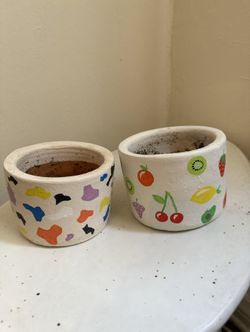 Hand Painted Planters 