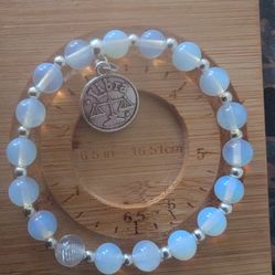 8mm opal bracelet for libra
