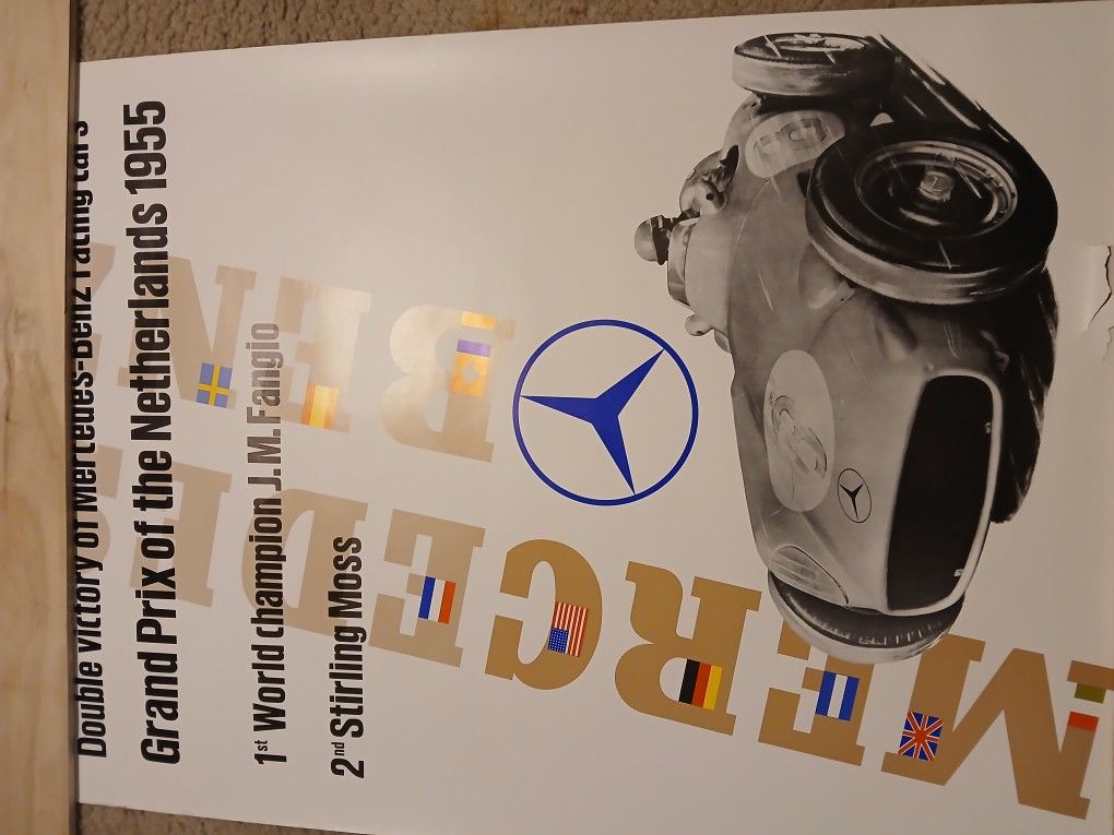 Rare Vintage Mercedes-Benz Posters