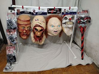 Halloween. Halloween mask. Halloween costume. Halloween accessories. Fangs