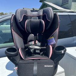 Evenflo Revolve360 Rotational All-In-One Convertible Car Seat, Ainsley Pink