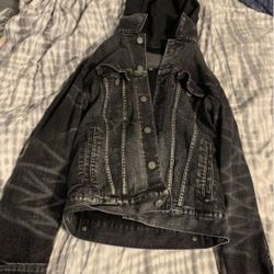 american eagle men jean jacket size small 