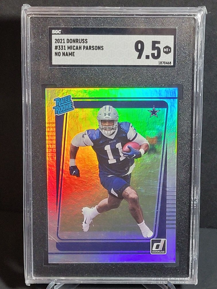 2021 Donruss Micah Parsons #331 No Name SGC 9.5