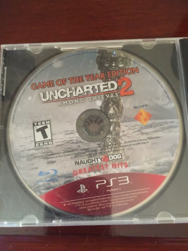 PS3 uncharted 2 game