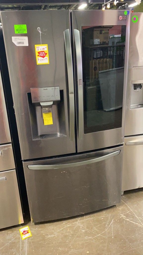 LG LRFVSD Craft Ice Smart Wi Fi Enabled 29.7 cu ft French Door Refrigerator Q