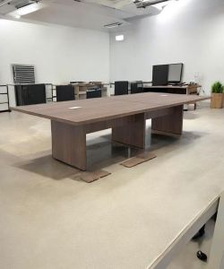 White Top / Walnut Conference Table – New In Box – Starting From $400 📦 Florida