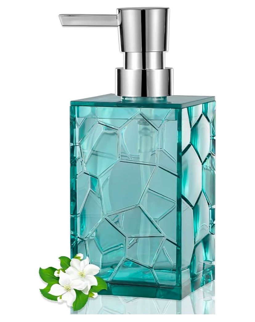 Hand Soap Dispenser, Clear Acrylic Plastic Liquid Pump Bottles Refillable