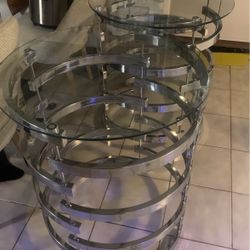 End Table Silver 