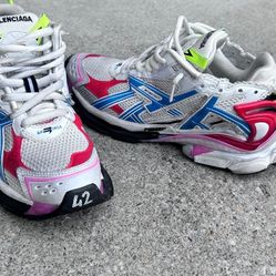 Balenciaga Runners (barley Wore) With Box And Bag 