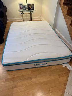 Linenspa 10 Inch Hybrid Mattress - Medium Feel - Full Size