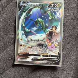 Rayquaza V Alt Art Evolving Skies 