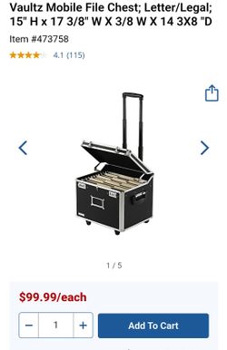Vaultz Mobile File Chest