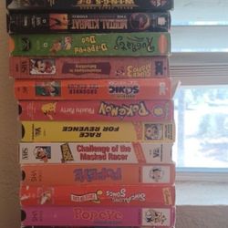 Kids And Animie Vhs Lot For Trade Or Cash Offer Not A Dollar