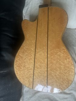 Custom Luthier Solid Wood Birdseye Grand Auditorium Acoustic Guitar