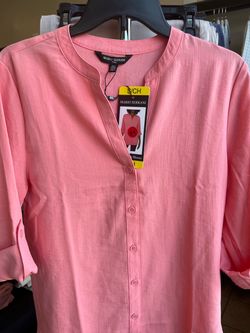 Ladies Mario Serrani button front blouse