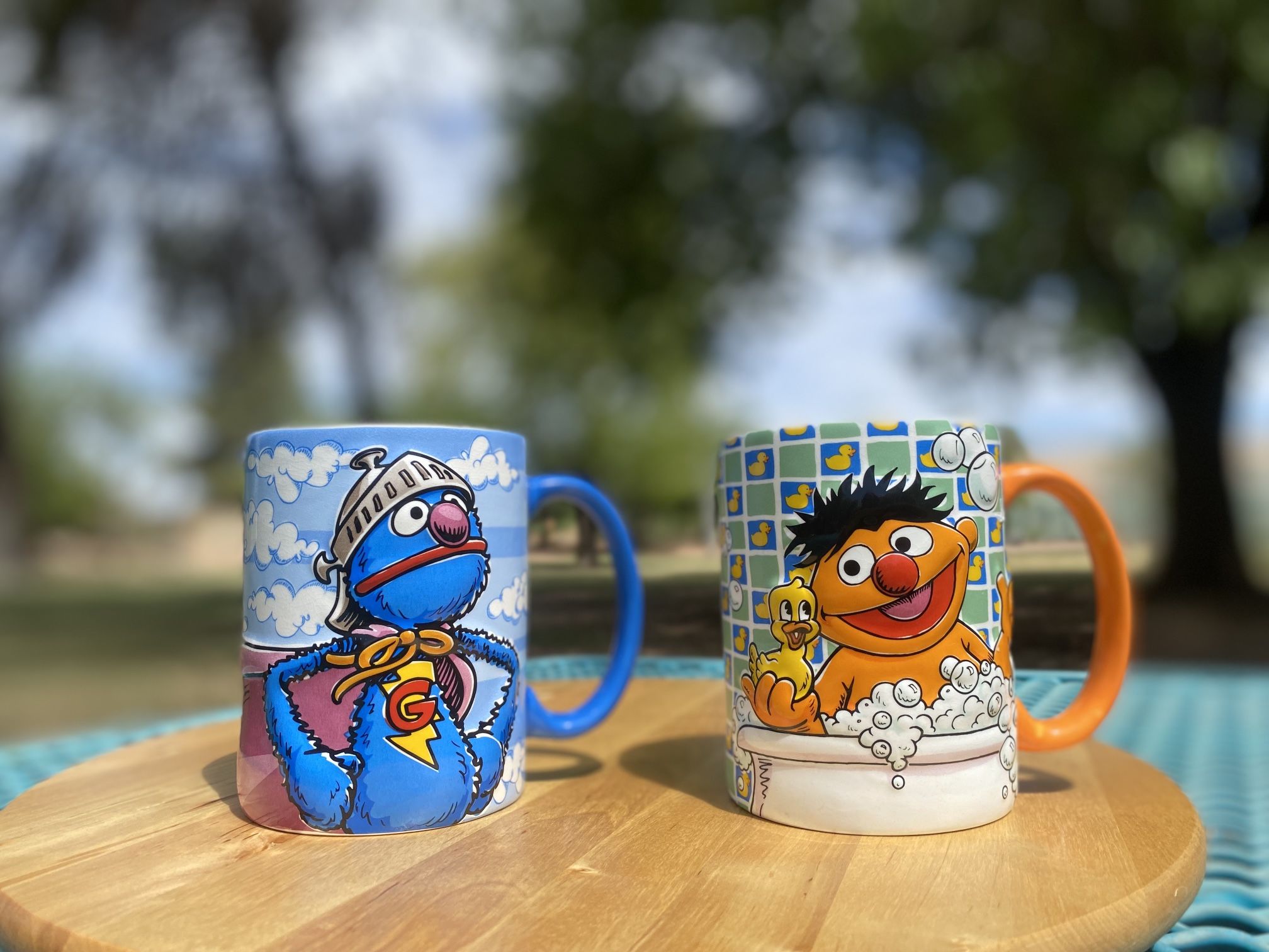 Vintage Sesame Street Grover Mug