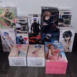 ANIME FIGURE LOT!! JUJUTSU KAISEN, RE ZERO, SWORD ART ONLINE, CHAINSAW MAN