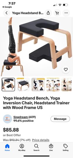 Inverse joga bench
