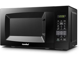 COMFEE' Countertop Microwave, 700W, Black