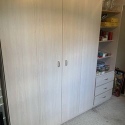 Full Size Murphy Bed With Storage Reduced!